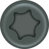 ProFIT 0297174/0281174 Deck Screw, #9 Thread, 3 in L, Coarse Thread, Bugle Head, Combo Drive, Sharp Point, Gray