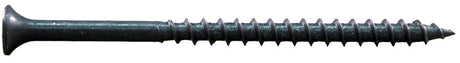 ProFIT 0297204/0281204 Deck Screw, #10 Thread, 4 in L, Coarse Thread, Bugle Head, Combo Drive, Sharp Point, Gray