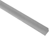 National Hardware 4203BC Series N247-353 Angle Stock, 1-1/2 in L Leg, 48 in L, 1/16 in Thick, Aluminum, Mill