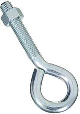 National Hardware N347-666 Eye Bolt, 5/8 in Thread, 3-1/4 in L Thread, 1-1/4 in ID Dia Eye, 560 lb Working Load, Steel, Pack of 3
