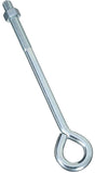 National Hardware N347-690 Series Eye Bolt, 12 in OAL, 5/8 in Thread, 3-3/4 in L Thread, 1-1/4 in ID Dia Eye, Steel