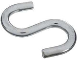 National Hardware N347-849 S-Hook, 180 lb Working Load, Steel, Zinc, Pack of 5