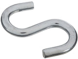 National Hardware N347-849 S-Hook, 180 lb Working Load, Steel, Zinc, Pack of 5