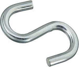 National Hardware 347856 S-Hook, 240 lb Working Load, Steel, Zinc, Pack of 5