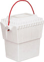 Lifoam 3417 Ice Chest, 11-1/2 in L x 8 in W x 13-1/4 in H Exterior, 12 qt Cooler, Styrofoam, White, Pack of 24