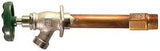 Arrowhead Brass 456 Series 456-12LF Wall Hydrant, 12 in OAL, 1/2 in Inlet, MIP x Copper Sweat Inlet, 3/4 in Outlet