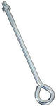National Hardware N347-708 Series Eye Bolt, 14 in OAL, 5/8 in Thread, 3-3/4 in L Thread, 1-1/4 in ID Dia Eye, Steel