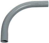 Carlon UB9AK-CAR Elbow, Gray, 90 deg Angle, 2-1/2 in Plain End, PVC, 1/PK