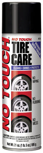 No Touch NT-21 Tire Shine, 21 oz Aerosol Can, Liquid, Pack of 6