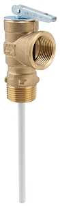 Watts 100XL-150 Relief Valve, 3/4 in, 150 psi Operating, MNPT x FNPT, Brass Body
