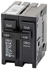 Cutler-Hammer BR2125 Circuit Breaker, Mini, Type BR, 125 A, 2 -Pole, 120/240 V, Plug Mounting