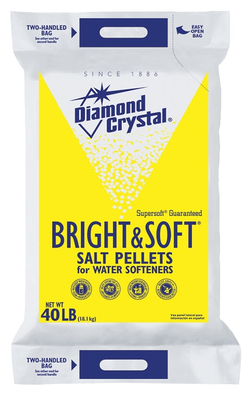 Cargill 100012407 Salt Pellet, 40 lb Bag, Solid, Halogen