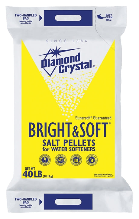 Cargill 100012407 Salt Pellet, 40 lb Bag, Solid, Halogen