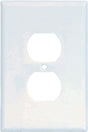 Eaton Wiring Devices 2142W-BOX Receptacle Wallplate, 5-1/4 in L, 3-1/2 in W, 1 -Gang, Thermoset, White, High-Gloss, Pack of 10