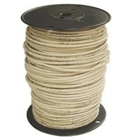 Southwire 4WH-STRX500 Series Building Wire, White Sheath, 4 AWG Wire, 1-Conductor, 500 ft L, Copper Conductor