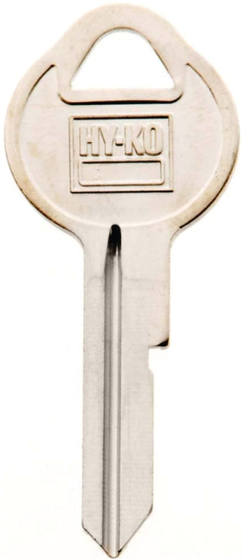 Hy-Ko 11010B11 Key Blank, Brass, Nickel, B11 Key Number, Pack of 10