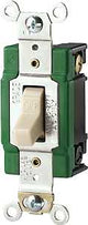 Eaton Cooper Wiring WD3032V Toggle Switch, 277 VAC, Back, Side Terminal, Polycarbonate Housing Material, Ivory