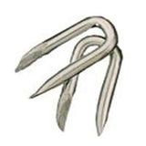 Rangemaster 7412 Fence Staple, Galvanized, 9 ga, 1 in L