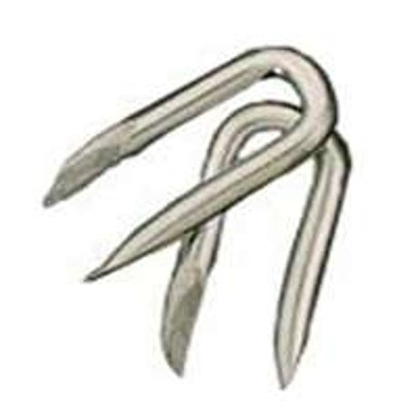Rangemaster 7412 Fence Staple, Galvanized, 9 ga, 1 in L