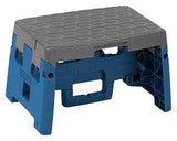 Cosco 11-903 BGR4 Folding Step Stool, 3.38 in H, 200 lb, Plastic, Black