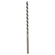 Irwin 49904 Power Drill Auger Bit, 1/4 in Dia, 7-1/2 in OAL, Solid Center Flute, 1-Flute, 7/32 in Dia Shank, Hex Shank