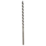 Irwin 49904 Power Drill Auger Bit, 1/4 in Dia, 7-1/2 in OAL, Solid Center Flute, 1-Flute, 7/32 in Dia Shank, Hex Shank