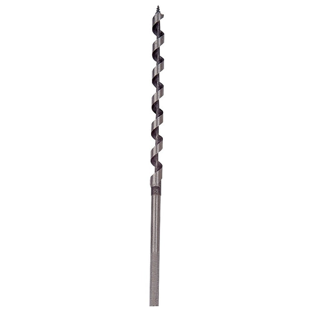 Irwin 49905 Power Drill Auger Bit, 5/16 in Dia, 7-1/2 in OAL, Solid Center Flute, 1-Flute, 7/32 in Dia Shank, Hex Shank
