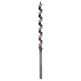 Irwin 49906 Power Drill Auger Bit, 3/8 in Dia, 7-1/2 in OAL, Solid Center Flute, 1-Flute, 7/32 in Dia Shank, Hex Shank