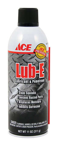 Ace Lub-E Lubricant and Penetrant 11 oz, Pack of 12