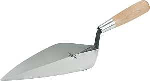 Marshalltown 34 11 Brick Trowel, 11 in L Blade, 5-3/4 in W Blade, Steel Blade, Wood Handle