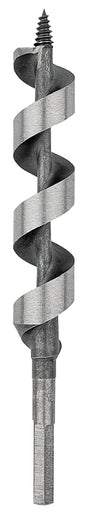 Irwin 49915 Power Drill Auger Bit, 15/16 in Dia, 7-1/2 in OAL, Solid Center Flute, 1-Flute, 5/16 in Dia Shank