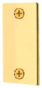 Defender Security U 9497 Filler Plate, Steel, Brass