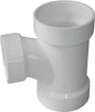 Canplas 192127L Sanitary Pipe Tee, 2 x 1-1/2 in, Hub, PVC