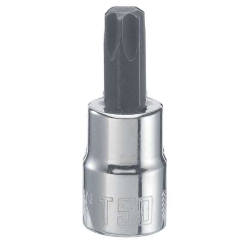 Craftsman T50 X 3/8 in. drive Metric and SAE Standard Torx Bit Socket 1 pc