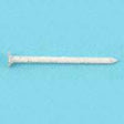 Maze SST31128252 Finishing Nail, 3D, 1-1/4 in L, Stainless Steel, Checkered Head, Plain Shank, White, 1 lb