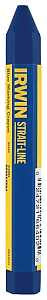 Irwin 66402 Standard Lumber Crayon, Blue, 1/2 in Dia, 4-1/2 in L, Pack of 12