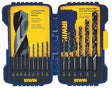 Irwin 314015 Jobber Length Drill Bit Set, 15-Piece, Steel, Black Oxide