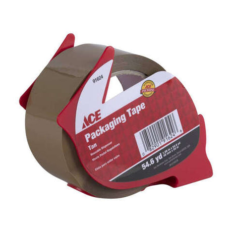 Ace 1.88 in. W X 54.6 yd L Heavy Duty Packaging Tape Tan