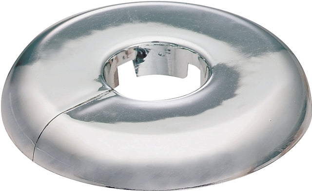 Plumb Pak PP811-31 Floor and Ceiling Plate, 3-1/2 in OD, For: 1 in Iron Pipes, Plastic, Chrome
