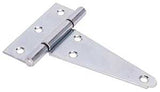ProSource HTH-Z04-013L T-Hinge, Steel, Zinc, Fixed Pin, 180 deg Range of Motion, 23 (Pc) lb, Pack of 10
