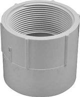 IPEX 035565 Adapter, 2-1/2 in, Socket x FNPT, PVC, White, SCH 40 Schedule, 300 psi Pressure