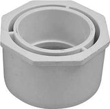 IPEX 035672 Reducer Bushing, 3 x 2 in, Spigot x Socket, PVC, White, SCH 40 Schedule, 260, 280 psi Pressure