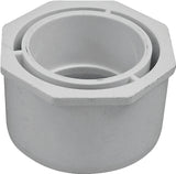 IPEX 035672 Reducer Bushing, 3 x 2 in, Spigot x Socket, PVC, White, SCH 40 Schedule, 260, 280 psi Pressure