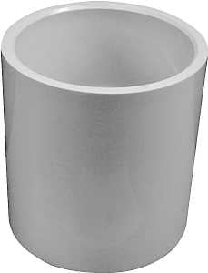 Genova 30130 Pipe Coupling, 3 x 3 in, Slip, PVC, White, SCH 40 Schedule, 450 psi Pressure