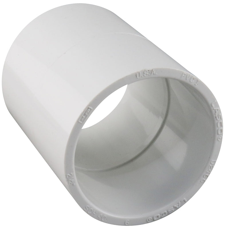 IPEX 035456 Coupling, 4 in, Socket, PVC, White, SCH 40 Schedule, 220 psi Pressure