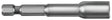 Irwin 94272 Nutsetter, 7/16 in Drive, 6-Point Drive, 1-7/8 in L, 1/4 in L Shank, Hex Shank