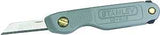 STANLEY 10-049 Pocket Knife, Stainless Steel Blade, 1-Blade, Gray Handle