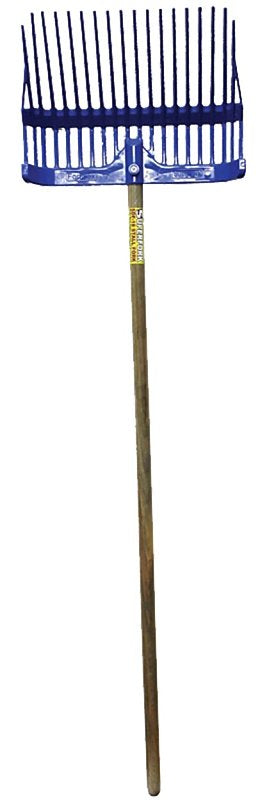 Fortex-Fortiflex 1308100 Stall Fork, Plastic Tine, Polycarbonate Handle, Blue, Pack of 3
