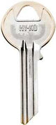 Hy-Ko 11010Y54 Key Blank, Brass, Nickel, For: Yale Cabinet, House Locks and Padlocks, Y54 Key Number, Pack of 10