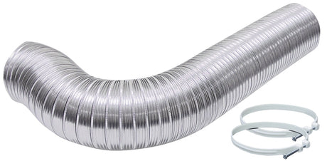 Lambro 3120L Flexible Semi-Rigid Duct Kit, 4 in, 8 ft L, Aluminum